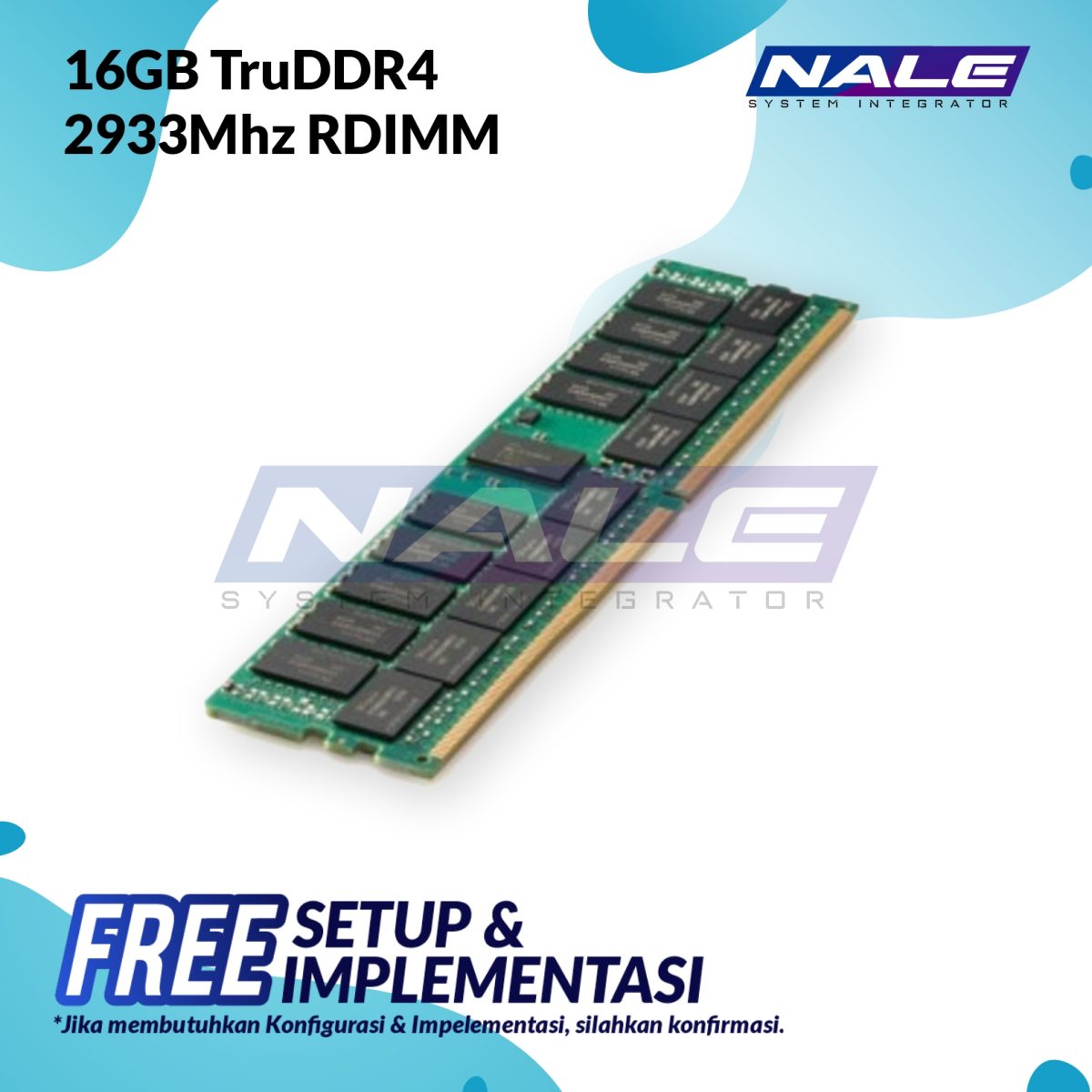 SLOTNE - Lenovo 16GB TruDDR4 2933Mhz RDIMM 2Rx8 1.2V 4ZC7A08708 - 01 16GB TruDDR4 2933MHz (2Rx8 1.2V) RDIMM (4ZC7A08708) - Gambar 1
