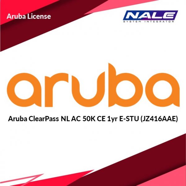 Aruba ClearPass NL AC 50K CE 1yr E-STU (JZ416AAE)