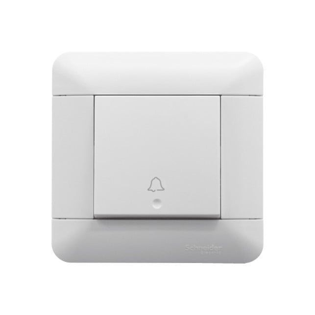 E8131BPL1_WE Saklar Bell Schneider Arcato 1G Press Bell White (E8131BPL1_WE) - Gambar 1
